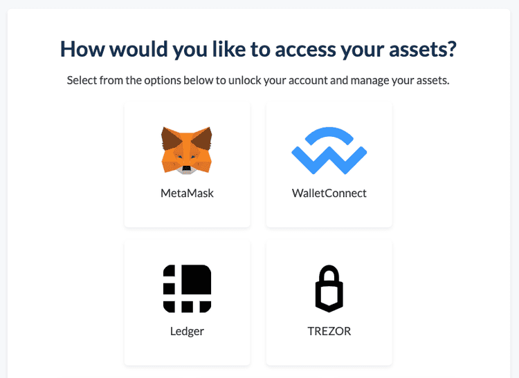 WalletConnect option on MyCrypto Beta