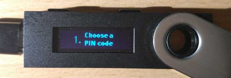 Choose a PIN code