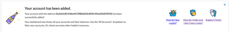 Account Added