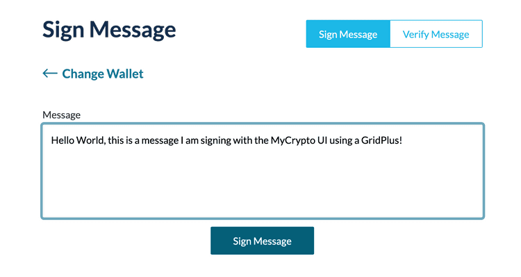 Input message