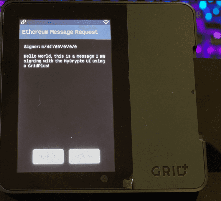 Review message